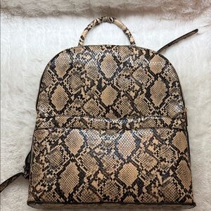 Snakeskin Pattern Backpack